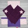 tapis à langer étoiles violet (2)
